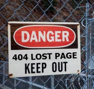404 lost page